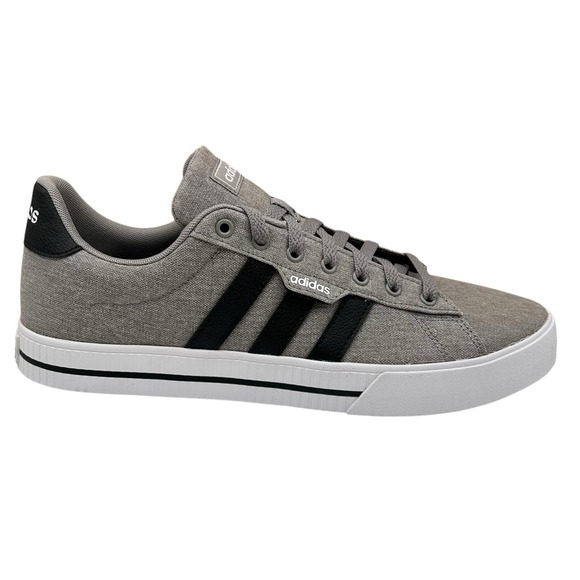 adidas Men\'s Daily 3.0 Canvas Skate‎ Sneakers Size 10.5 Gray/Black Casual Shoes main image 9